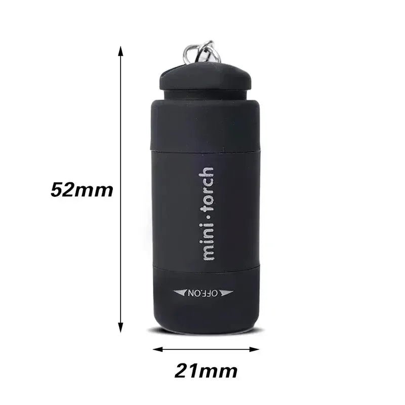 Led micro lanterna de bolso portátil usb recarregável chaveiro lanterna à prova dwaterproof água casa ao ar livre caminhadas acampamento lanterna
