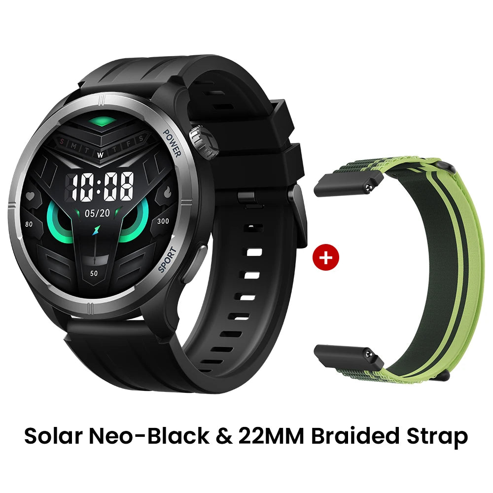 HAYLOU Solar Neo Smartwatches 1,53'' HD Display 24H Monitoramento de saúde Bluetooth Chamada Relógio inteligente Homens Mulheres Relógios esportivos inteligentes