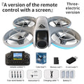E69 mini drone câmera hd para evitar obstáculos fotografia aérea sem escova câmera dupla profissional com tela quadcopter