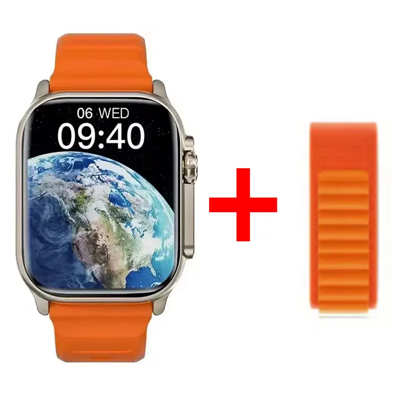 Relógio Inteligente Watch 10 Ultra 49mm 2026 Novo NFC para Homens e Mulheres com GPS, Chamadas Bluetooth, Música, Jogos e Carregamento Sem Fio