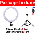 26/33cm led selfie anel de iluminação luz regulável fotográfico selfie anel lâmpada usb controle remoto luz preenchimento para telefone vídeo ao vivo