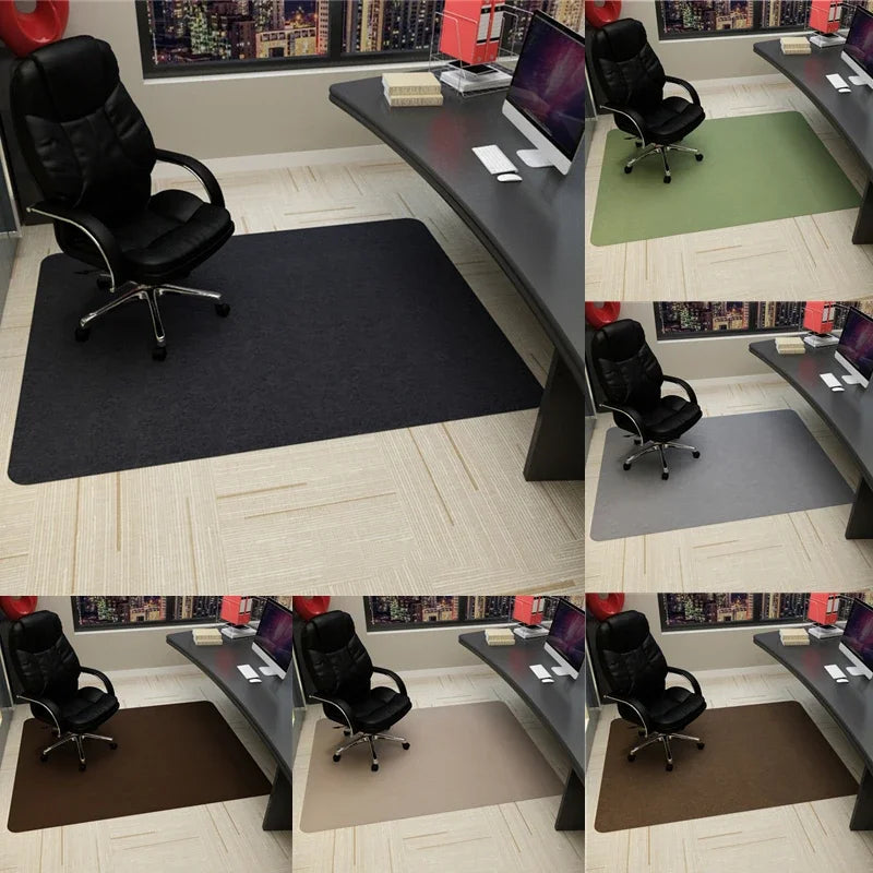 Escritório giratório Rolling Chair Mat, Computer Gaming Chair, quarto e sala de estar, cores, 90x120cm