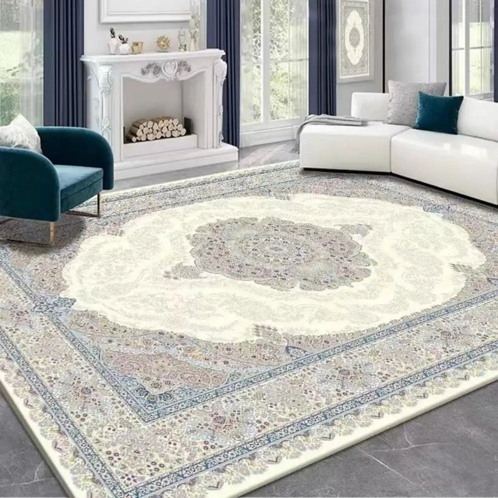 Vikama boho luxo tapete de cristal veludo quarto sala estar decoração casa do vintage exótico moderno e minimalista grande área tapete