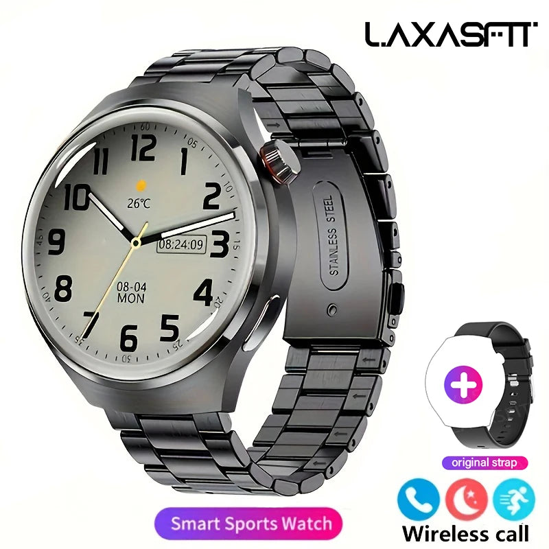G.l wear 2025 novo relógio inteligente masculino display hd rastreamento de saúde bluetooth chamando assistente de voz esportes smartwatch