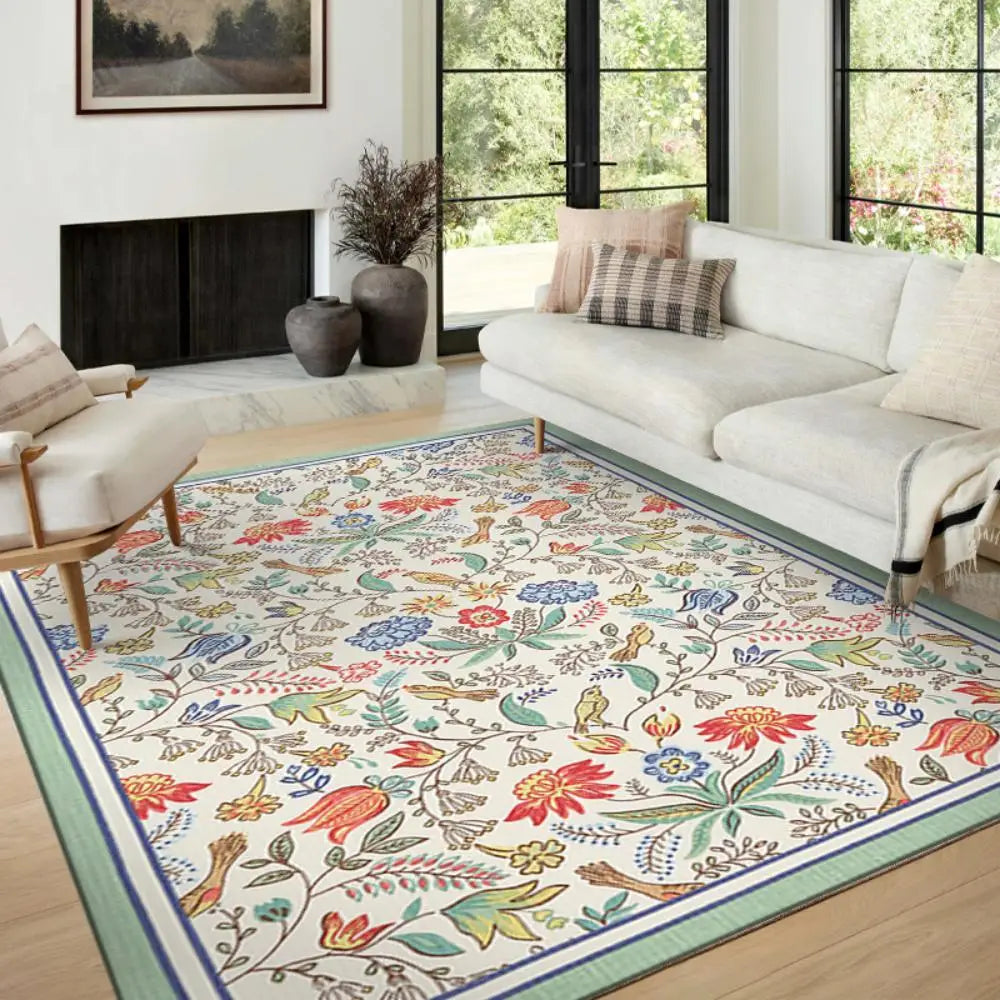 Vikama boho luxo tapete de cristal veludo quarto sala estar decoração casa do vintage exótico moderno e minimalista grande área tapete
