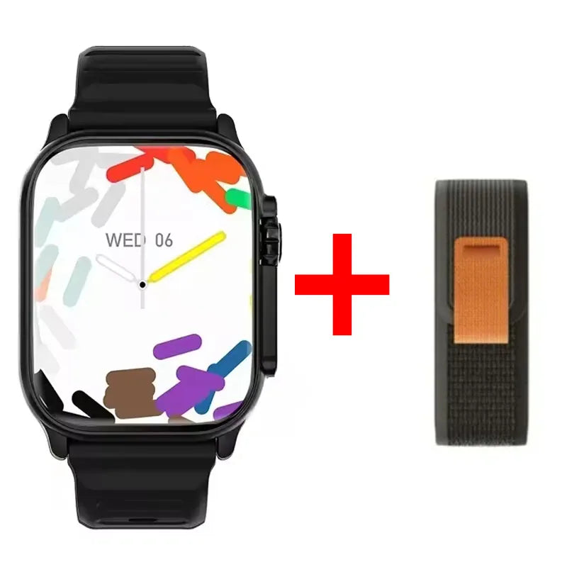 Relógio Inteligente Watch 10 Ultra 49mm 2026 Novo NFC para Homens e Mulheres com GPS, Chamadas Bluetooth, Música, Jogos e Carregamento Sem Fio