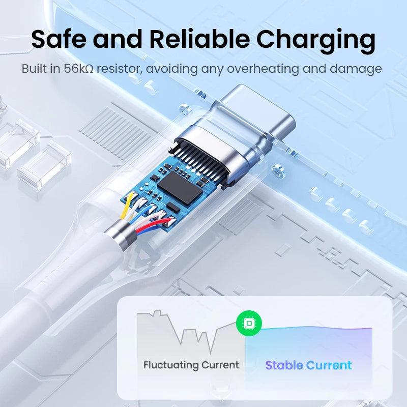 Ugreen cabo usb tipo c 3a para carregamento rápido e download de dados, para o iphone 15, samsung s23, xiaomi 11 pro