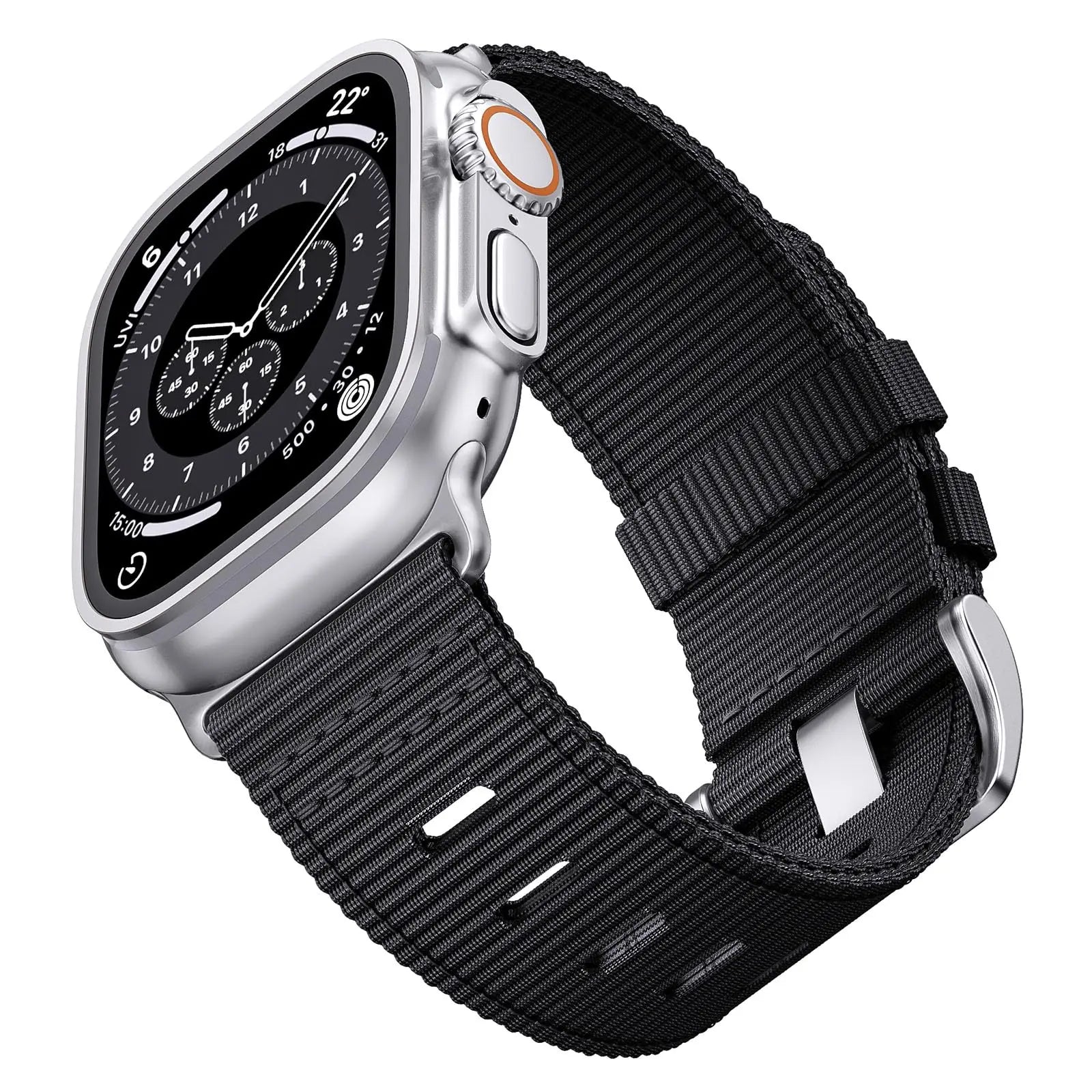 Pulseira esportiva de nylon para apple watch ultra 3 ultra 2 49mm 10 46mm 9 8 7 45mm pulseira de nylon iwatch série 6 5 4 se2 44mm