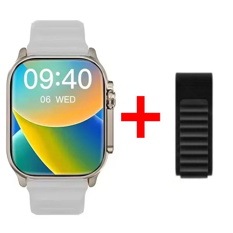 Relógio Inteligente Watch 10 Ultra 49mm 2026 Novo NFC para Homens e Mulheres com GPS, Chamadas Bluetooth, Música, Jogos e Carregamento Sem Fio