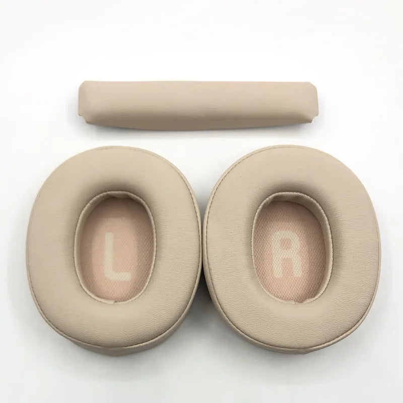 Almofadas e faixa de cabeça para fones de ouvido jbl tune 700bt, 710bt, 720bt, 750btnc, 760nc, 770nc, substituição de almofadas de ouvido