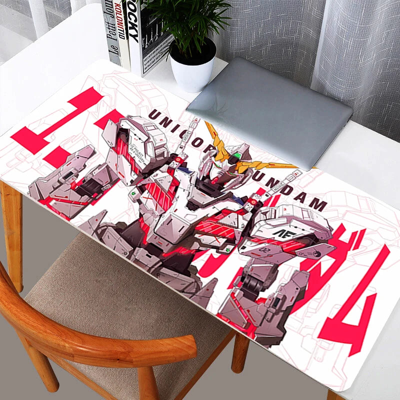 Mouse pads gundam mouse pad jogos grande dywan gamer teclado tapete de mesa mousepad xxl 900x400 para computador