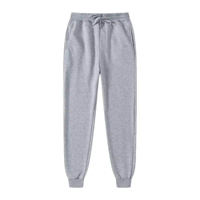 2026 novas calças esportivas casuais masculinas moda cor sólida calças soltas street wear outono/inverno lento correndo calças de fitness