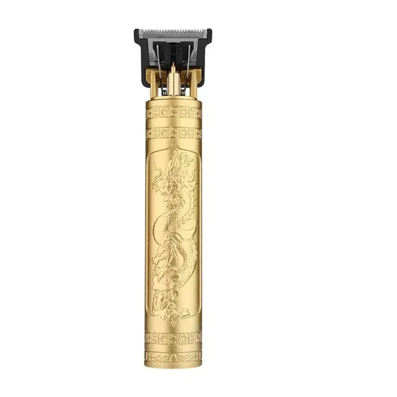 Máquina de Cortar Cabelo Vintage com Carregamento USB, Aparador Elétrico Portátil, Barbeador Profissional, Presente para Namorado