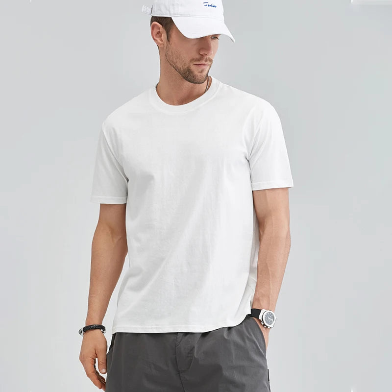 Boa qualidade t-shirts dos homens venda de verão algodão masculino tshirt feminino manga curta camiseta meninos básico simples topos menina oversize 5xl