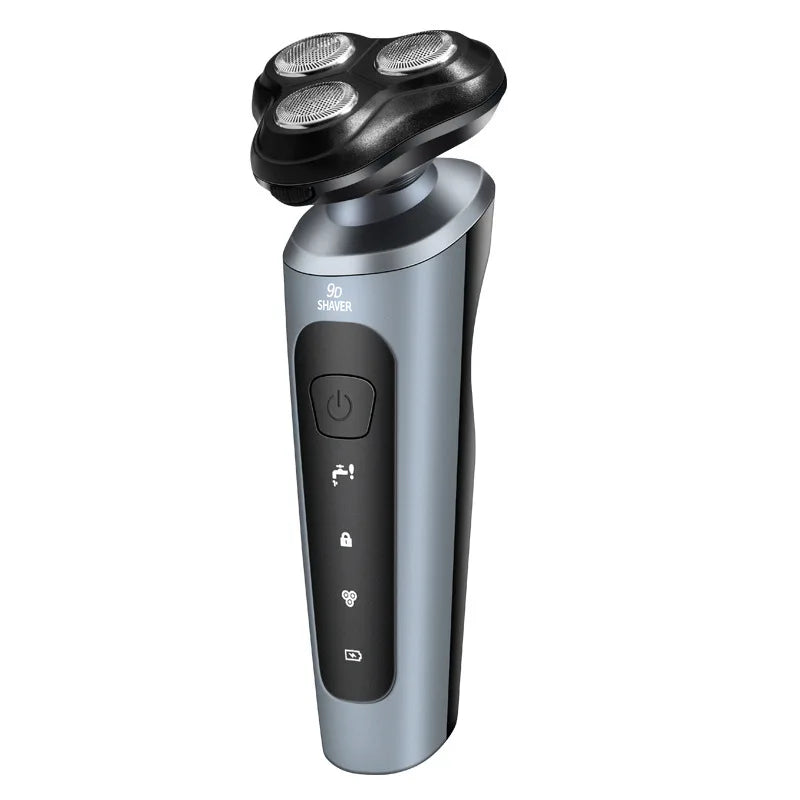 Barbeador recarregável inteligente masculino, navalha de barba molhada/seca, abs tondeuse, dissolução de barba, navalha recarregável para pele lisa