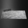 Tapete de mouse cinza grande/pequeno overlocked mousepad xxl teclado de mesa almofada de mesa série cinza tapete de mesa de jogo acessórios de computador