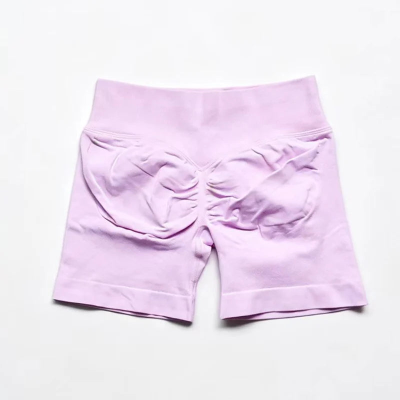 Shorts de impacto |   4.5 "fitness biker curto treino bottoms pilates correndo sem costura leggings ginásio mulher scrunch booty esportes shorts