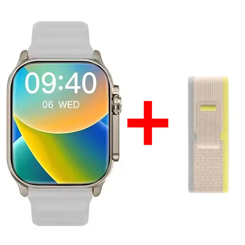 Novo Relógio Inteligente 10 Ultra 49mm 2024, Novo NFC, GPS, Chamadas Bluetooth, Música, Jogos, Carregamento Sem Fio