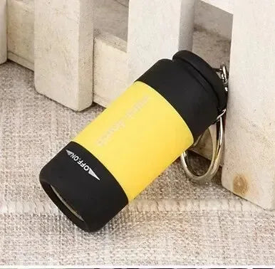 Led micro lanterna de bolso portátil usb recarregável chaveiro lanterna à prova dwaterproof água casa ao ar livre caminhadas acampamento lanterna