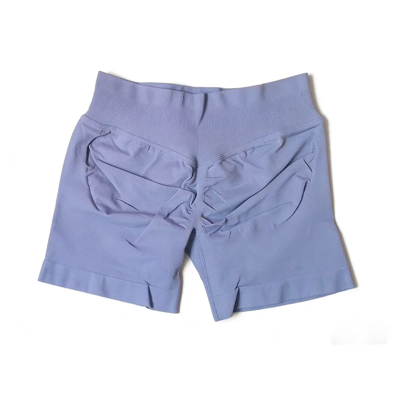 Shorts de impacto |   4.5 "fitness biker curto treino bottoms pilates correndo sem costura leggings ginásio mulher scrunch booty esportes shorts