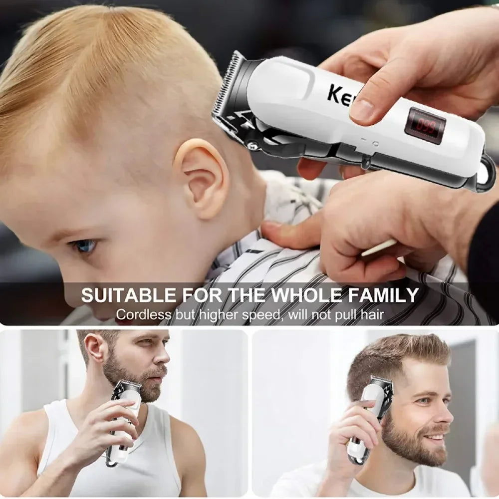 Kemei máquina de cortar cabelo Km-809A Km-1506 Km-1102 profissão aparador de cabelo elétrico aparador de barba para máquina de corte de cabelo masculino