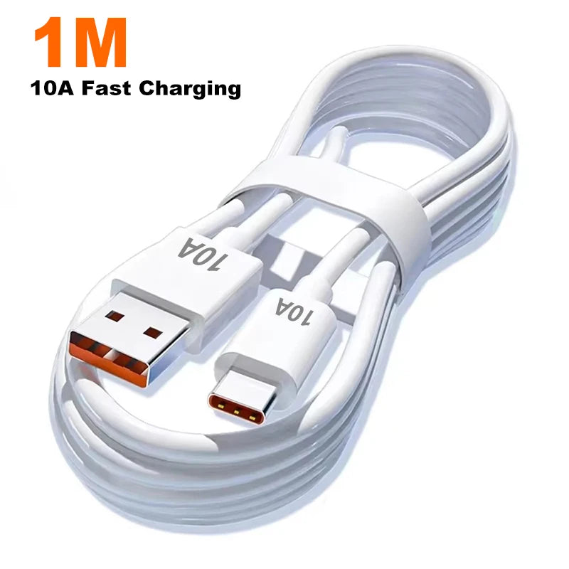 Carregador de 4 portas 120W com Quick Charge 3.0, USB C PD Tipo C, carregador de celular com carregamento rápido para iPhone, Samsung, Xiaomi, Huawei