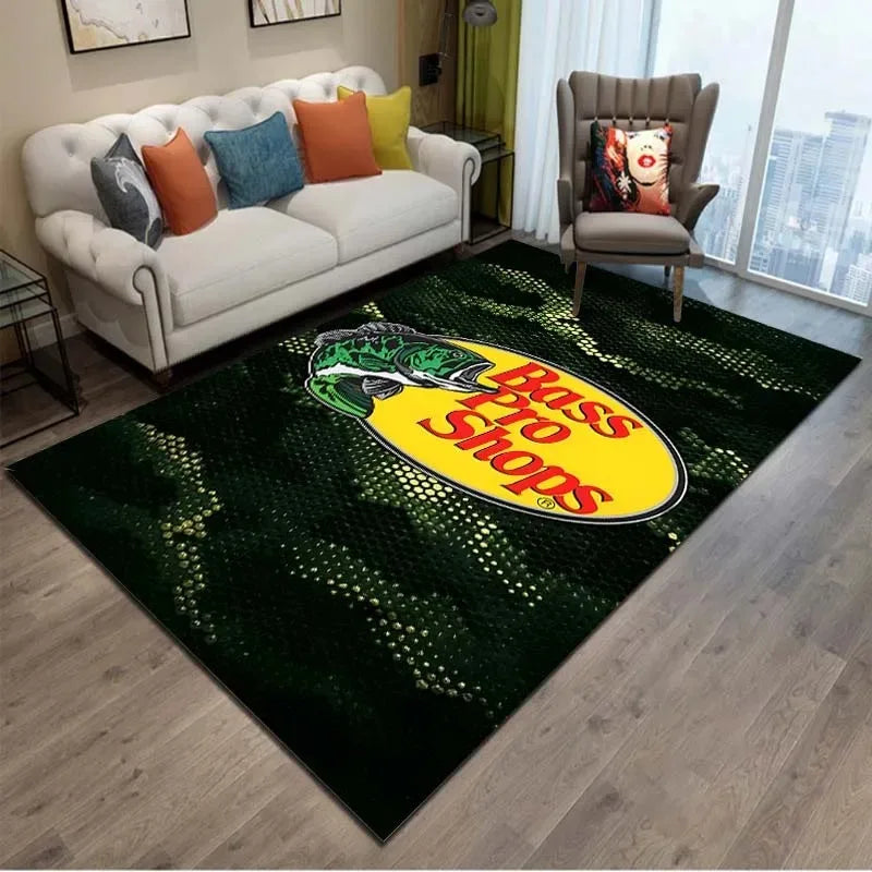 Série de pesca padrão tapete antiderrapante presente decoração para casa tapete macio para sala estar quarto sofá cozinha banheiro capacho