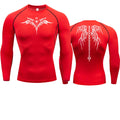 Camiseta de Compressão com Estampa de Anime para Homens, Camiseta de Corrida de Secagem Rápida, Roupas de Fitness, Tops Respiráveis de Manga Curta