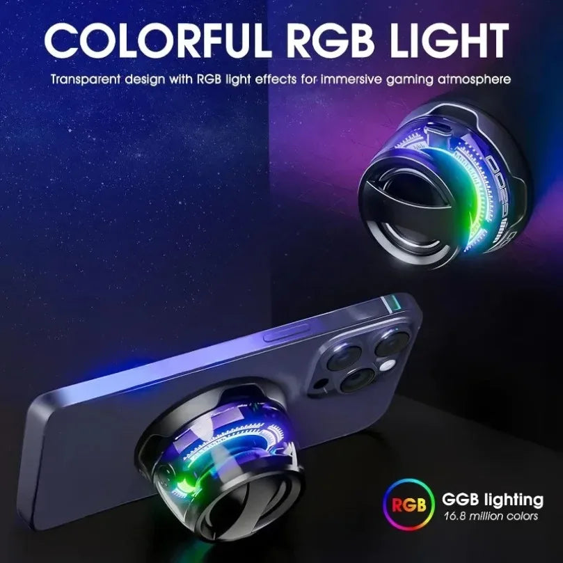 Vikefon portátil bluetooth alto-falante hidate g200 rgb iluminação alto-falante magnético bt5.3 mini caixa de som 7 horas reprodução suporte do telefone