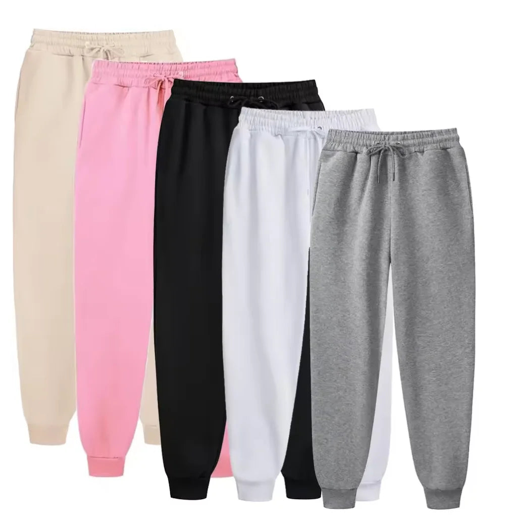 2026 novas calças esportivas casuais masculinas moda cor sólida calças soltas street wear outono/inverno lento correndo calças de fitness
