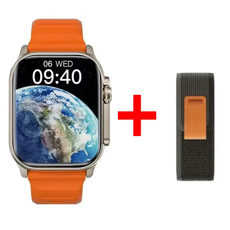 Novo Relógio Inteligente 10 Ultra 49mm 2024, Novo NFC, GPS, Chamadas Bluetooth, Música, Jogos, Carregamento Sem Fio