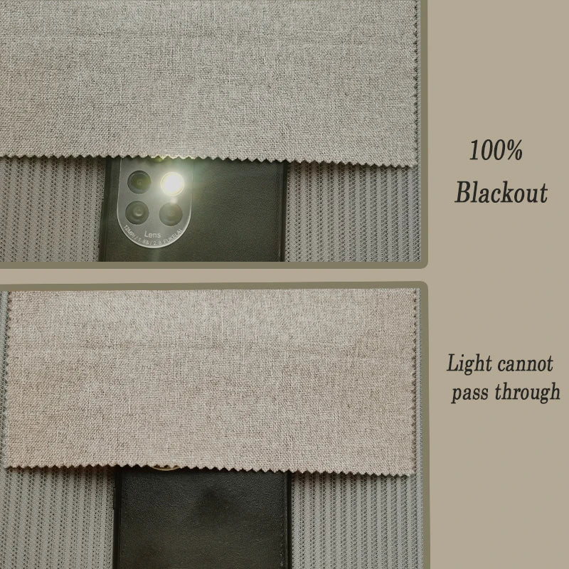 Asazal linho cortinas blackout para sala de estar quarto alta qualidade completa sombreamento decoração luxo moderno cortinas janela opaca
