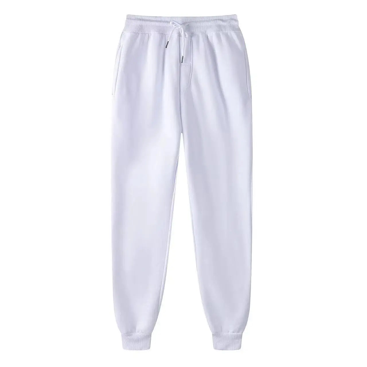 2026 novas calças esportivas casuais masculinas moda cor sólida calças soltas street wear outono/inverno lento correndo calças de fitness