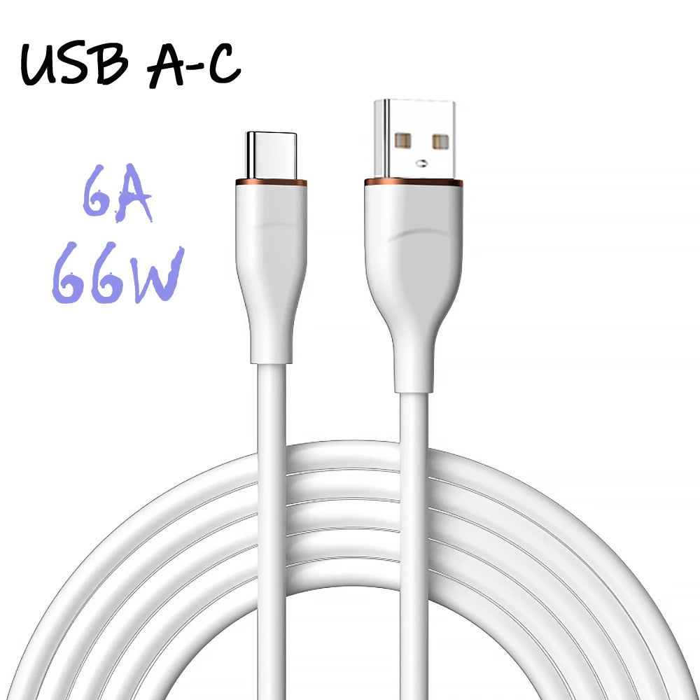 Ugourd silicone líquido usb-tipo c para c cabo de carregamento rápido 66w usb para c pd 60w 45w 27w para huawei scp xiaomi iphone 15 16 pro max