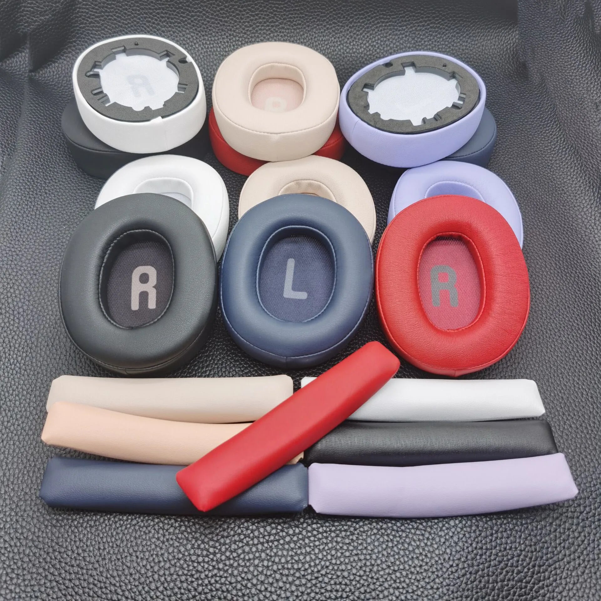 Almofadas e faixa de cabeça para fones de ouvido jbl tune 700bt, 710bt, 720bt, 750btnc, 760nc, 770nc, substituição de almofadas de ouvido