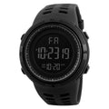 Relógio esportivo digital masculino, à prova d'água, casual, luminoso, cronômetro, alarme, relógio militar simples para corrida, escalada, pesca