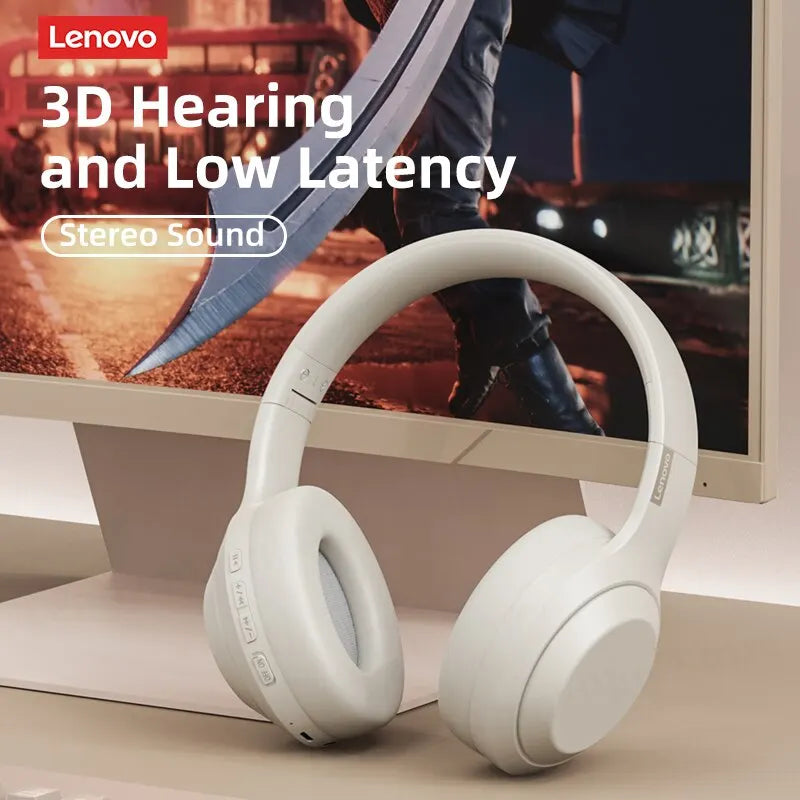 Lenovo thinkplus th10 tws fone de ouvido estéreo baixa latência com longa resistência jogos bluetooth fones música com microfone