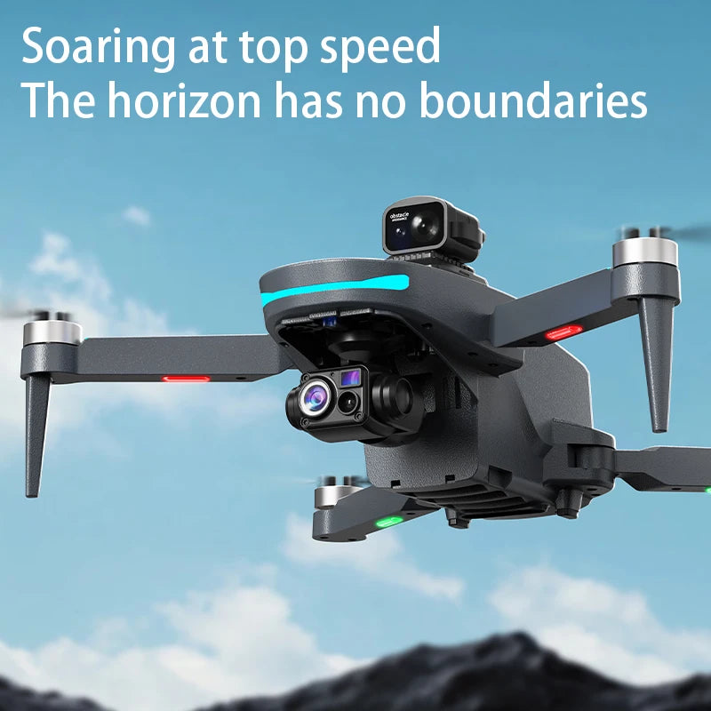 Novo Drone GPS L200 Plus de Fábrica com Câmera Profissional 4K HD, Lente Dupla e Gimbal de 3 Eixos 360 °   Quadcopter RC com Evitação de Obstáculos a Laser e Motor Sem Escovas