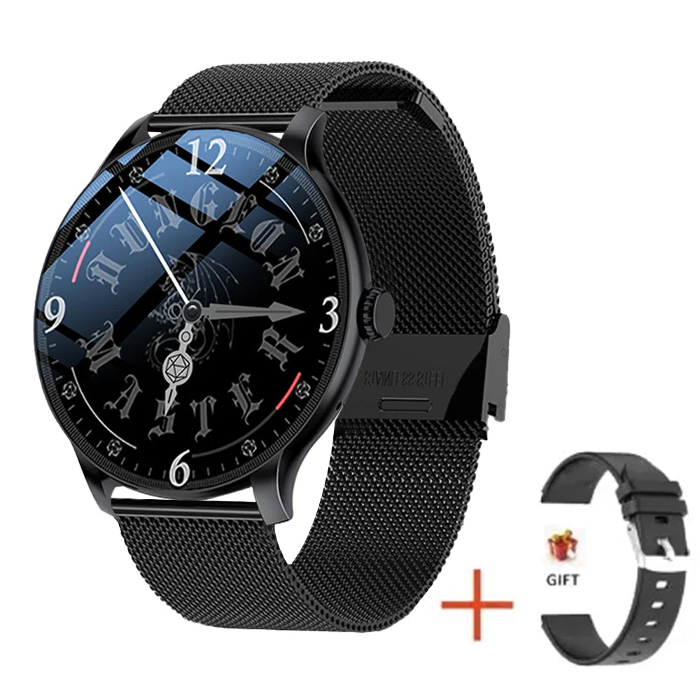 Lxasfit 2025 novo relógio inteligente monitor de saúde do sono freqüência cardíaca bluetooth falar senhoras esporte relógio inteligente para android ios