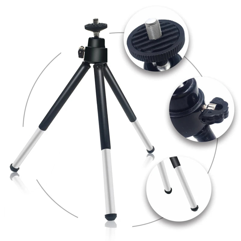 Anel de luz LED de 12 polegadas para fotografia, iluminação de celular com tripé, lâmpada redonda USB para vídeos do YouTube e transmissões ao vivo.