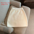 Cintura elástica magro feminino saia curta sexy elegante all-match básico mini saia inverno doce casual malha imitação de pele de vison saia