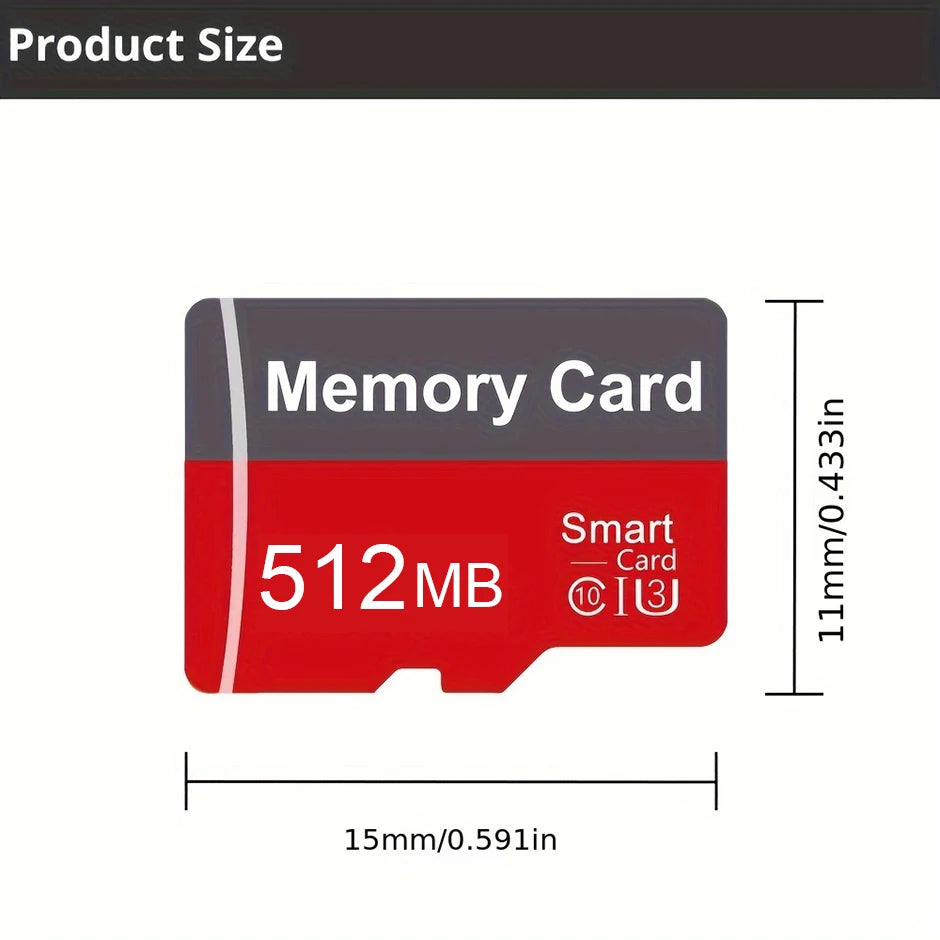 Cartão de memória TF para câmera e telefone celular, pequena capacidade, 64M, 128M, 256M, 512M