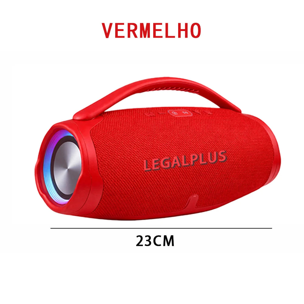 Caixa de Som Portátil Bluetooth 70W, Estilo Boombox com Alto-Falante Potente e Resistente à Água para Uso Externo