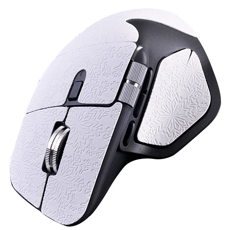 Para Logitech MX Master 4: Fita Antiderrapante Artesanal de Pele de Lagarto para Mouse Sem Fio, Adesivo que Absorve o Suor para MX Master 4