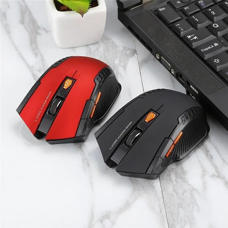 Mouse óptico sem fio de 2,4 GHz para PC laptop computador receptor USB mini mouse portátil