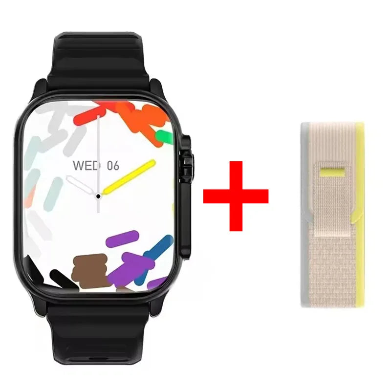 Relógio Inteligente Watch 10 Ultra 49mm 2026 Novo NFC para Homens e Mulheres com GPS, Chamadas Bluetooth, Música, Jogos e Carregamento Sem Fio