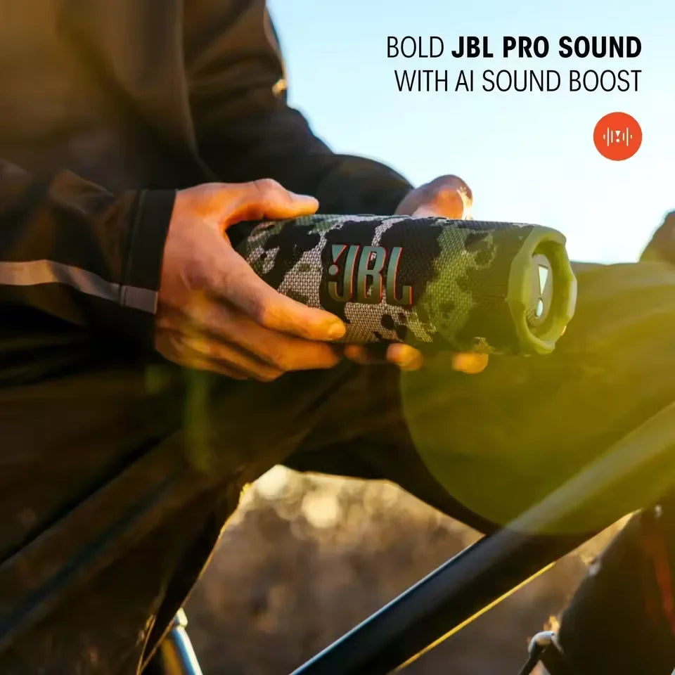 Caixa de Som Bluetooth JBL Flip 7 à Prova d'Água - Sistema de Som Mini HiFi com Graves Potentes IP68 Portátil Sem Fio