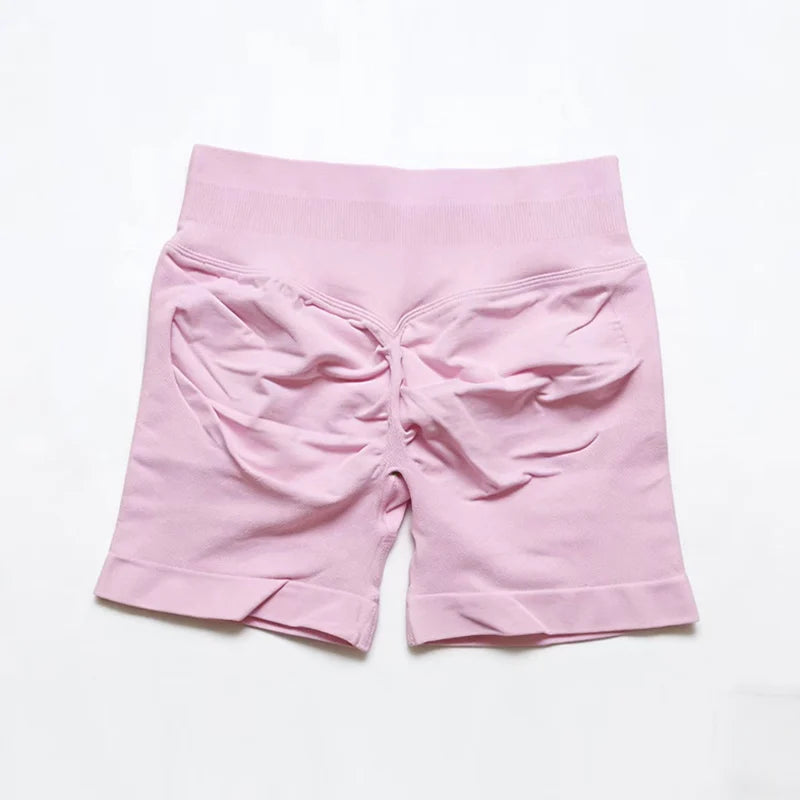 Shorts de impacto |   4.5 "fitness biker curto treino bottoms pilates correndo sem costura leggings ginásio mulher scrunch booty esportes shorts