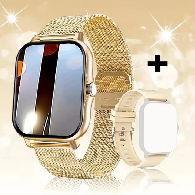 G.l wear novo smartwatch 1.83 polegadas display hd bluetooth chamando freqüência cardíaca atividade rastreamento smartwatch masculino feminino presente do feriado