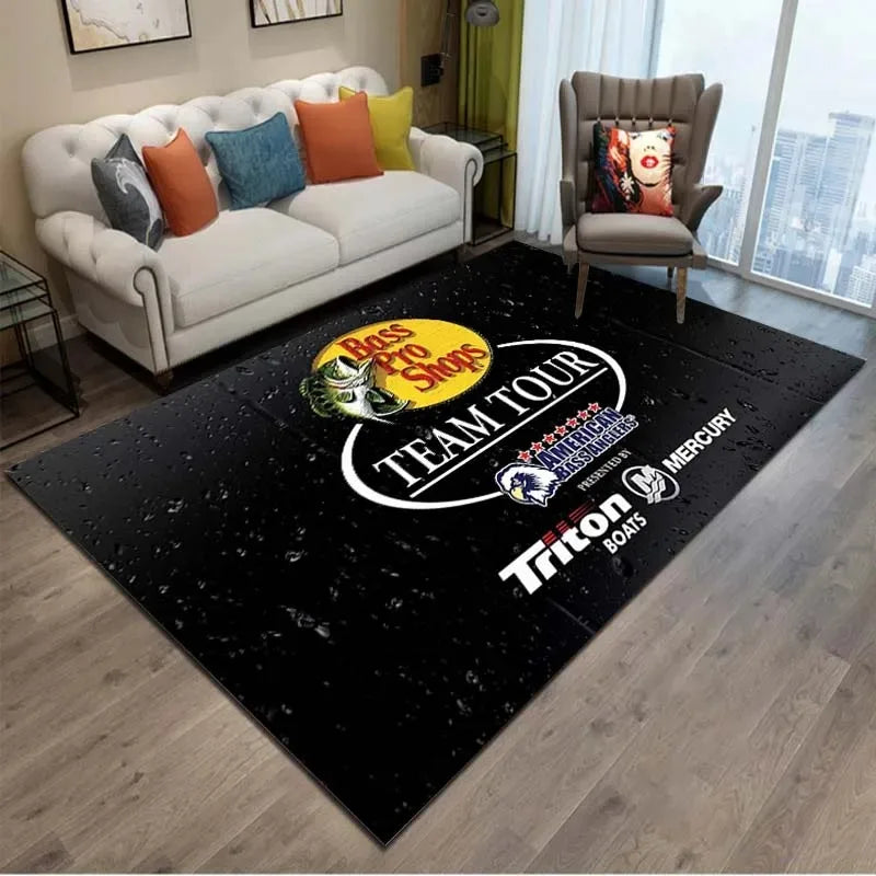 Série de pesca padrão tapete antiderrapante presente decoração para casa tapete macio para sala estar quarto sofá cozinha banheiro capacho